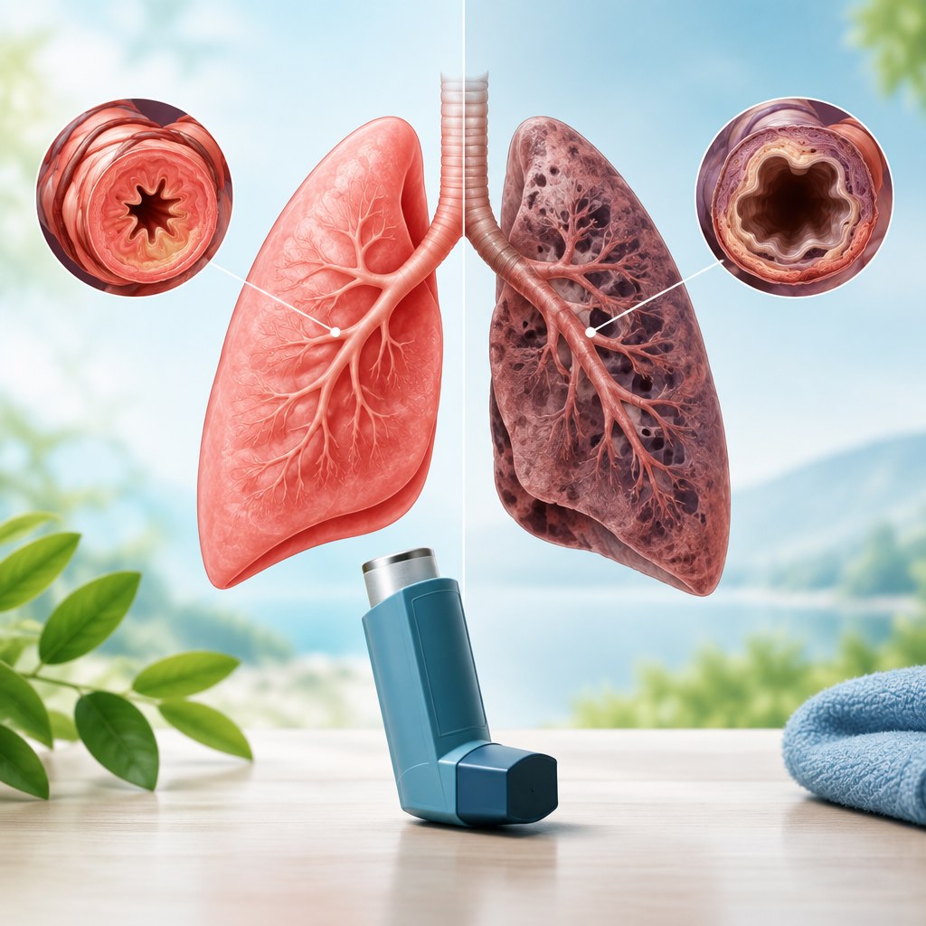 Asthma and COPD: Understanding the Difference, Symptoms and Treatment